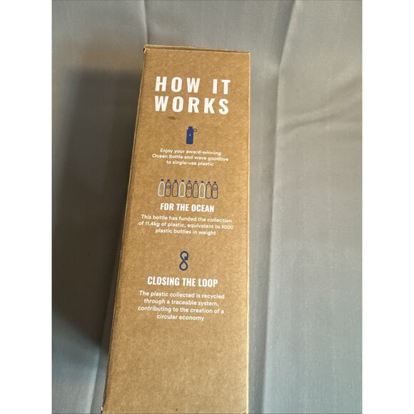 Ocean Bottle Vacuum Insulated Stainless Steel 500ml / 16.9oz Rock Grey - NWT - Picture 6 of 9